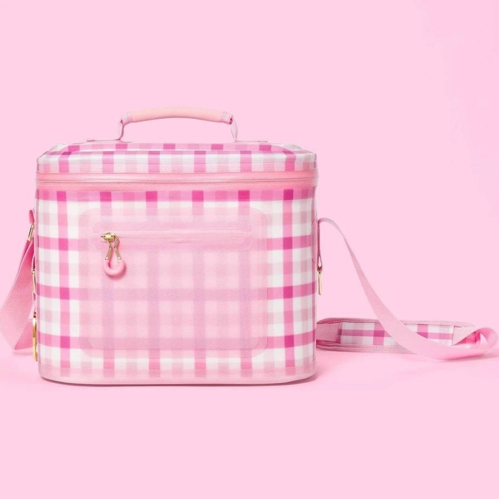 Stoney Clover x Target Cooler Bag Pink‎ Gingham 8.8 Quart Softsided Pool Picnic